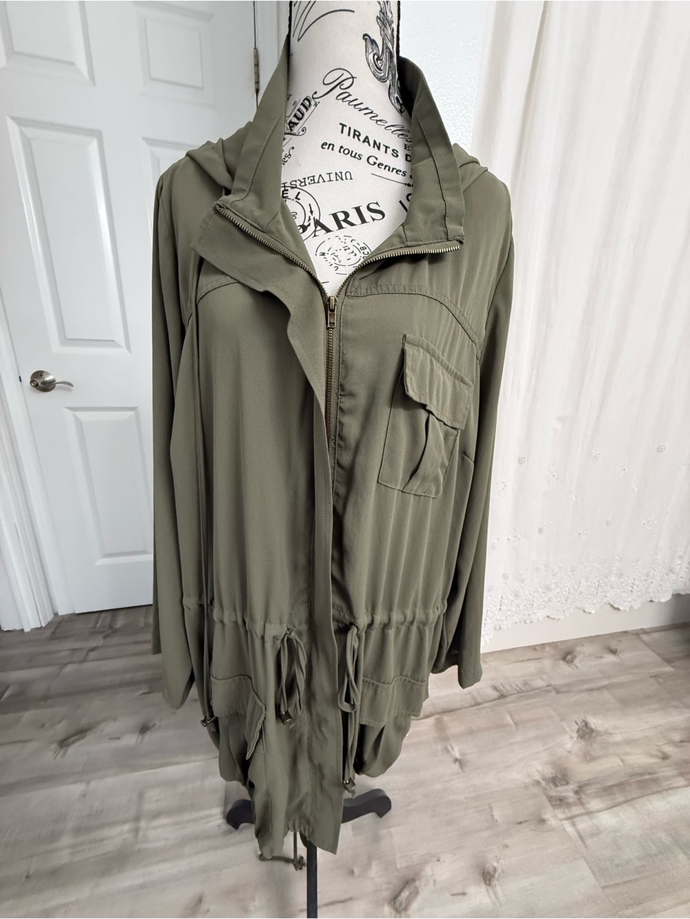 Daniel Rainn Olive Utility Anorak Jacket - Women